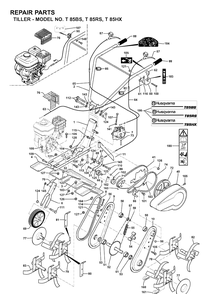 Part Location Diagram of 519006200 Husqvarna Nut