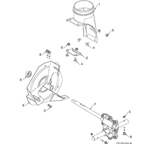 Auger Housing And Impeller 7 Diagram and Parts List for ST227P (96191008805)(2019-03) Husqvarna Snow Blower