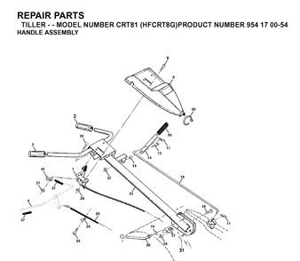 Part Location Diagram of 532180638 Husqvarna THROTTLE.CONTROL.
