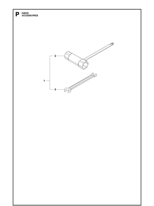 Accessories 2 Diagram and Parts List for 226HS75S (967279602)(20150400001-Current) Husqvarna Hedge Trimmer
