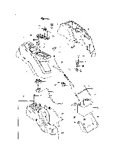 Ignition system Diagram and Parts List for 967262401-00  Husqvarna Lawn Mower