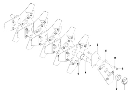 Part Location Diagram of 539106860 Husqvarna SHAFT 18