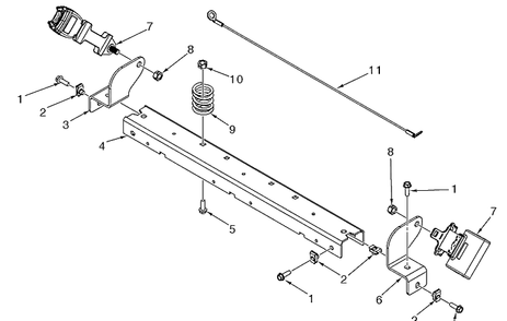 Seat Belt And Bracket Diagram and Parts List for Z454 (96798470101)(2020-04) Husqvarna Lawn Mower
