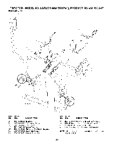 Mower Lift / Deck Lift Diagram and Parts List for LGT265496045000701 2008-01 Husqvarna Lawn Tractor