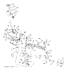 Steering Diagram and Parts List for YTH200TWIN (96041006401)(2009-02) Husqvarna Lawn Tractor