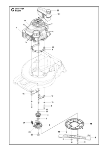 Part Location Diagram of 586605601 Husqvarna Screw