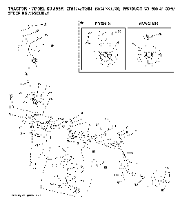 Steering Diagram and Parts List for LTH1742TWIN (96041006700)(2008-01) Husqvarna Lawn Tractor
