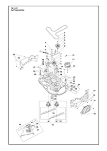 Part Location Diagram of 537674410 Husqvarna Blade