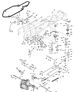 Drive 2 Diagram and Parts List for CTH150-TWIN 2010-01 Husqvarna Lawn Tractor