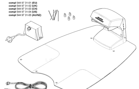 Part Location Diagram of 544973105 Husqvarna 