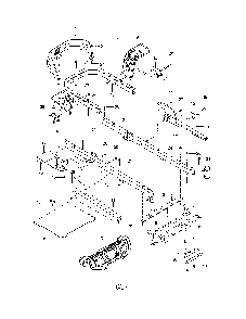 Frame Diagram and Parts List for 967271801-00  Husqvarna Lawn Mower