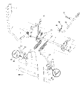 Mower Lift / Deck Lift Diagram and Parts List for YTH2754T (96041006201)(2008-11) Husqvarna Lawn Tractor