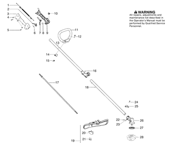 Part Location Diagram of 545186844 Husqvarna Manual
