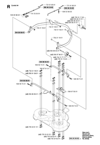 Protection Frame Diagram and Parts List for R15C (965070501)(2006-01) Husqvarna Lawn Tractor