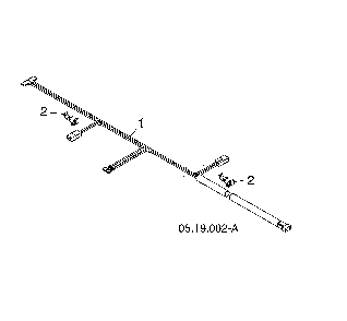Lights wiring harness Diagram and Parts List for 96193009603  Husqvarna Snow Blower