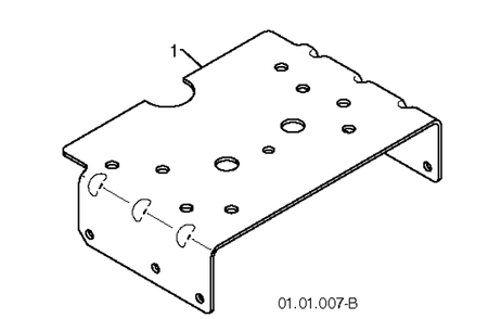 Chassis, Engine And Pulleys 1 Diagram and Parts List for 14527XLS (96193006101)(2010-08) Husqvarna Snow Blower