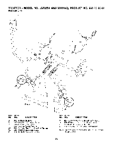 Mower Lift / Deck Lift Diagram and Parts List for LGT255496043006100 2008-12 Husqvarna Lawn Tractor
