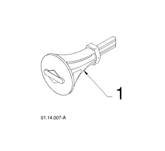 Accessories 1 Diagram and Parts List for 11524E (96193007400)(2011-06) Husqvarna Snow Blower