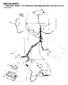 Electrical Diagram and Parts List for YTH2548B (954571984)(2004-06) Husqvarna Lawn Tractor