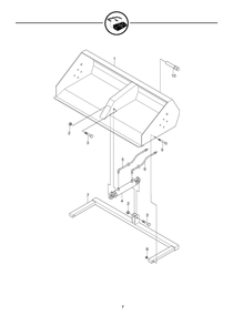 Complete Product Diagram and Parts List for ARUB5120XV1  Husqvarna Lawn Tractor Accessories