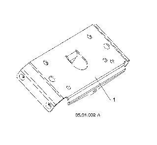 Part Location Diagram of 583940502 Husqvarna Bracket.frame.support.black
