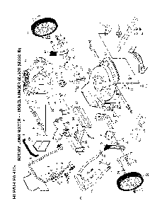Repair Parts Diagram and Parts List for 6522CHB (954222725)(2001-10) Husqvarna Lawn Mower