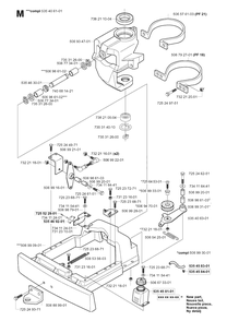 Steering Column Diagram and Parts List for PF18 (953522401)(2004-06) Husqvarna Lawn Tractor