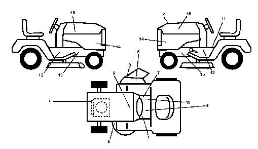 Decals Diagram and Parts List for YTH200TWIN (96041006401)(2009-02) Husqvarna Lawn Tractor