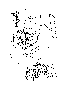 Hydraulic pump-motor Diagram and Parts List for 967844601-00  Husqvarna Lawn Mower