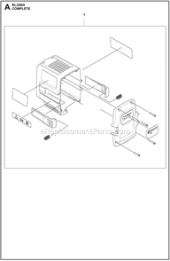 Battery Diagram and Parts List for BLI200X  Husqvarna Lawn Tractor Accessories