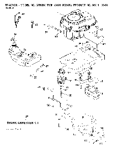 Engine Diagram and Parts List for GTH260TWIN (96041006800)(2008-01) Husqvarna Lawn Tractor