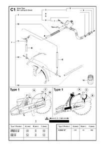 Wet Cutting Kit Diagram and Parts List for WT15 2007-01 Husqvarna Miscellaneous