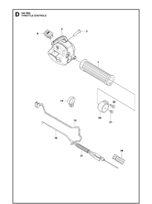 Part Location Diagram of 588233101 Husqvarna Cable