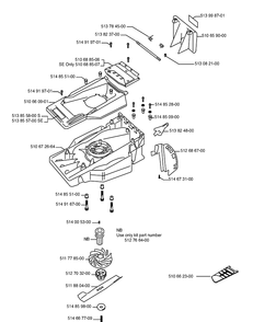 Part Location Diagram of 512766400 Husqvarna 