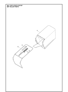 Bagger Diagram and Parts List for LC247SP  Husqvarna Lawn Mower