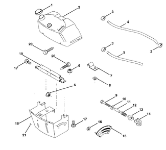 Dash Diagram and Parts List for LR120 (954000602-A)(1993-10) Husqvarna Lawn Tractor