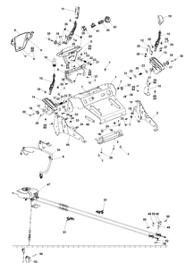 Control Panel And Discharge Chute 2 Diagram and Parts List for ST430  Husqvarna Snow Blower