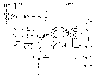 Wiring Harness Diagram and Parts List for RIDERPRO15 (953535001)(2004-01) Husqvarna Lawn Tractor