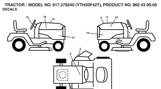 Part Location Diagram of 532403995 Husqvarna Manual Owner'S