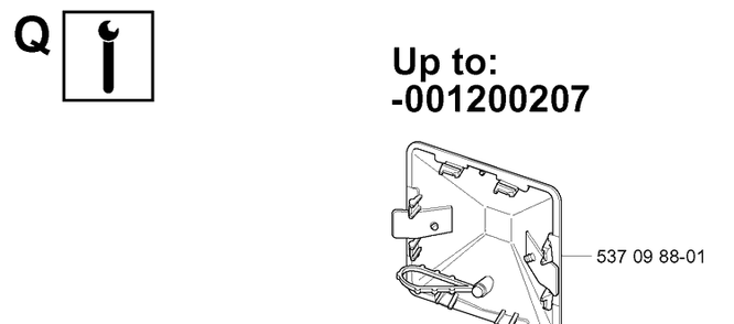 Service Updates Diagram and Parts List for 334T 20040100001-20051000000 Husqvarna Chainsaw