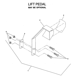 Pedals Diagram and Parts List for IZ5223 (968999526)(2006-08) Husqvarna Lawn Mower