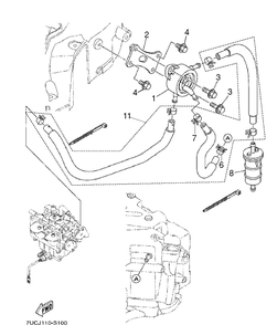 Part Location Diagram of 596891801 Husqvarna Hose Kit