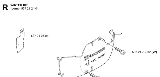 Accessories Diagram and Parts List for 575XP 20051400001-20070100000 Husqvarna Chainsaw