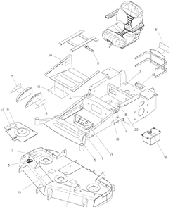 Part Location Diagram of 539110259 Husqvarna DECAL, LZ30