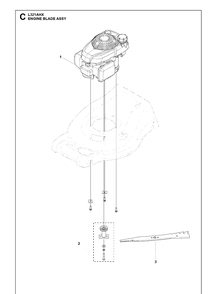 Engine And Cutting Equipment Diagram and Parts List for L321AHX (967993301)(2020-02) Husqvarna Lawn Mower