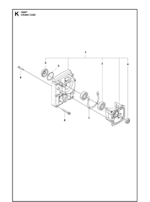 Crankcase Diagram and Parts List for 150BT (965877601)(20180500001-Current) Husqvarna Leaf Blower / Vacuum
