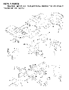 Chassis And Enclosures Diagram and Parts List for LT125 (HELT125A, 954170033)(2001-01) Husqvarna Lawn Tractor