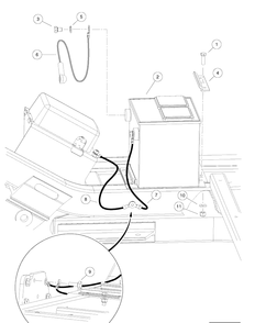 Battery-Diesel Vehicles Diagram and Parts List for HUV4421GXP 2009 Husqvarna Lawn Tractor