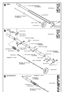 Attachments 13 Diagram and Parts List for 326P 20062800001-20081199999 Husqvarna Pole Saw