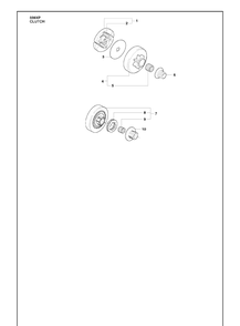 Clutch Diagram and Parts List for 339XP 2010-02 Husqvarna Chainsaw